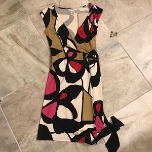 Diane von Furstenburg Printed Wrap Dress